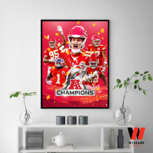 Kansas City Chiefs Super Bowl AFC Championship 2023 Poster