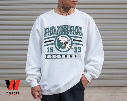 Retro Philadelphia Football 1933 Helmet Crewneck Sweatshirt