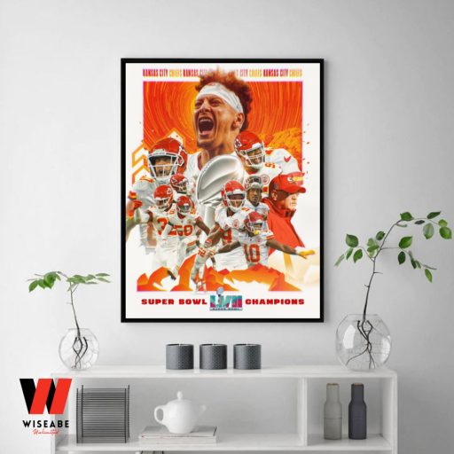 Kansas City Chiefs Super Bowl 2023 Champions Poster