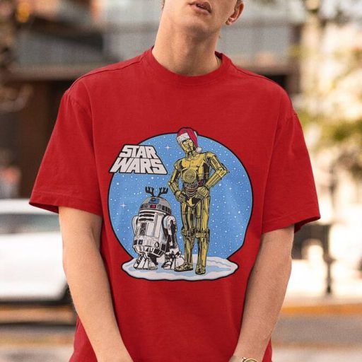 Retro R2D2 C3PO Droid Star Wars T Shirt, Cheap Star Wars