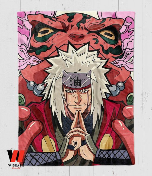 Unique Jiraiya And The Magic Frog Anime Naruto Blanket Fleece Blanket, Cool Naruto Gifts