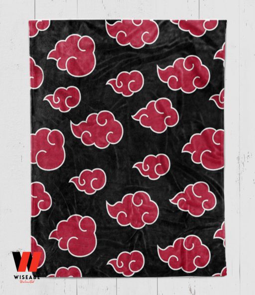 Cheap Red Cloud Akatsuki Naruto Blanket, Gifts For Naruto Fans