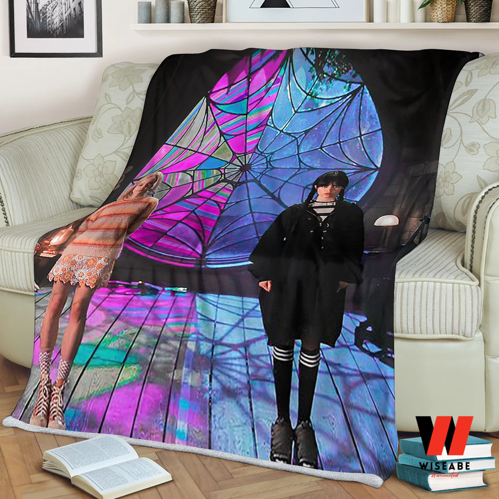 50x60 Inch Jumbo Soft Blanket Wednesday Addams Velveteen Horror Jenna  Ortega