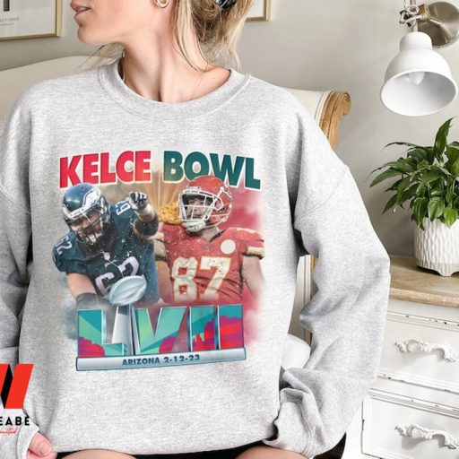 Kelce Brothers Football Kelce Bowl Super Bowl 2023 Shirt