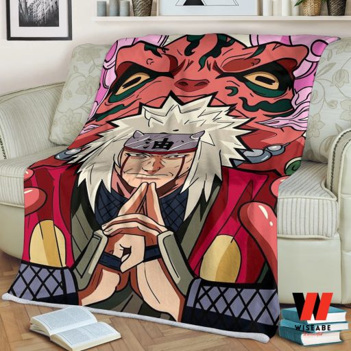 Unique Jiraiya And The Magic Frog Anime Naruto Blanket Fleece Blanket, Cool Naruto Gifts