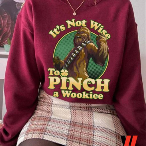 Retro Its Not Wise To Pinch A Wookiee Chewbacca Star Wars T Shirt, Cheap Star Wars Merchandise