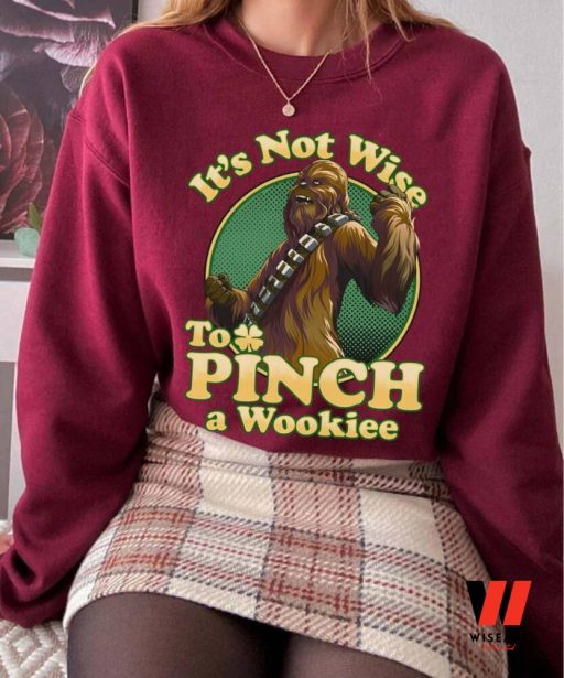 Retro Its Not Wise To Pinch A Wookiee Chewbacca Star Wars T Shirt, Cheap Star Wars Merchandise