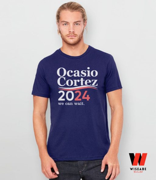 AOC 2024 We Can’t Wait Alexandria Ocasio Cortez Shirt, Feminist Gift