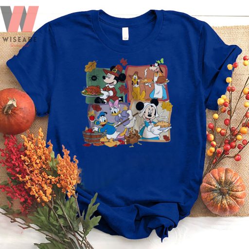 Mickey Minnie Donald And Goofy Welcome Thanksgiving Disney Thanksgiving Shirt