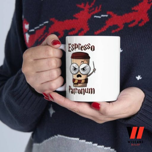 Wizard Harry Potter Espresso Patronum Gryffindor Mug, Harry Potter Gryffindor Gifts