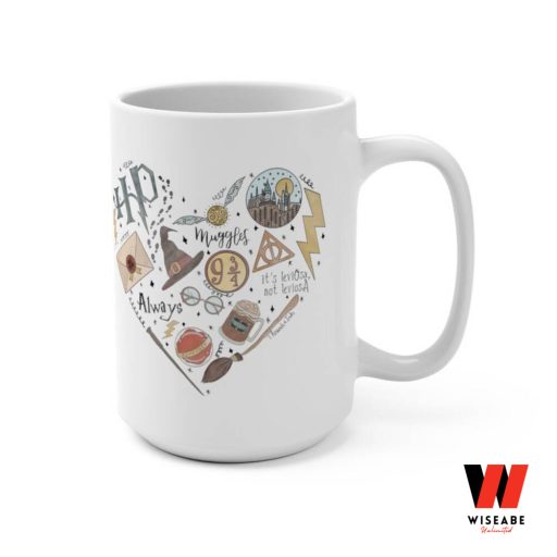 Fantasy HP Heart Magical Things Harry Potter Ceramic Mug, Harry Potter Christmas Presents