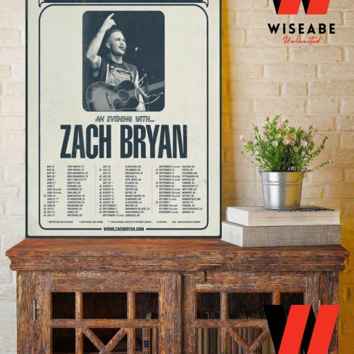 Zach Bryan American Heartbreak Tour Poster