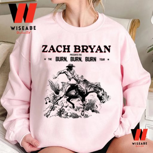 Western Music Zach Bryan Burn Burn Burn Tour Sweatshirt