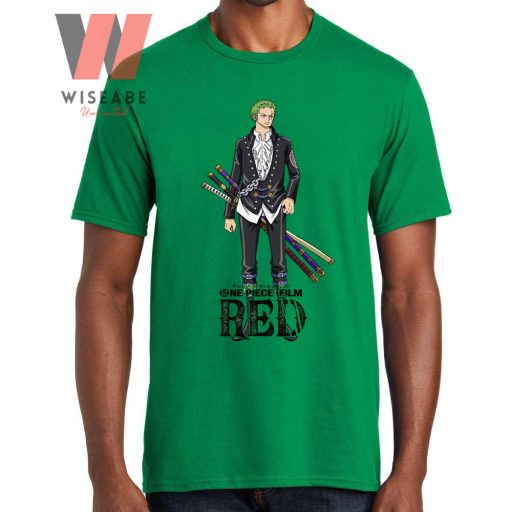 Roronoa Zoro One Piece Film Red Shirt, One Piece Merch