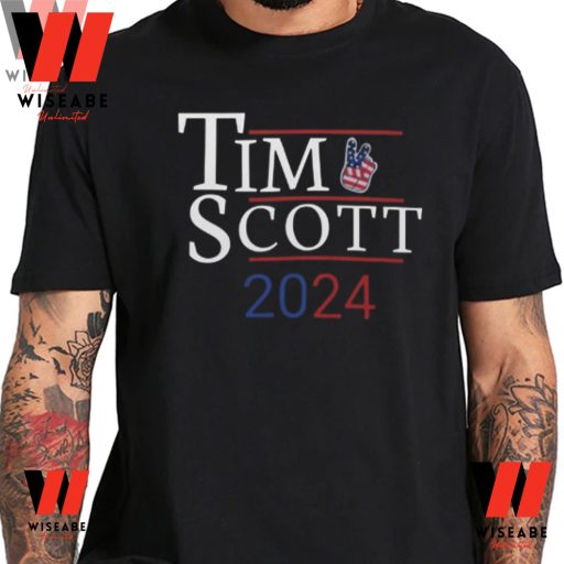 Politician Tim Scott For President T Shirt, Cheap Tim Scott 2024 T Shirt