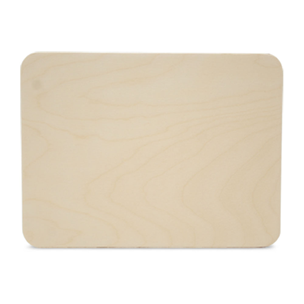 Wood Rectangle Plaque 18″, 1/4 Thick Rounded Edged Blank Wood Sign | Woodpeckers