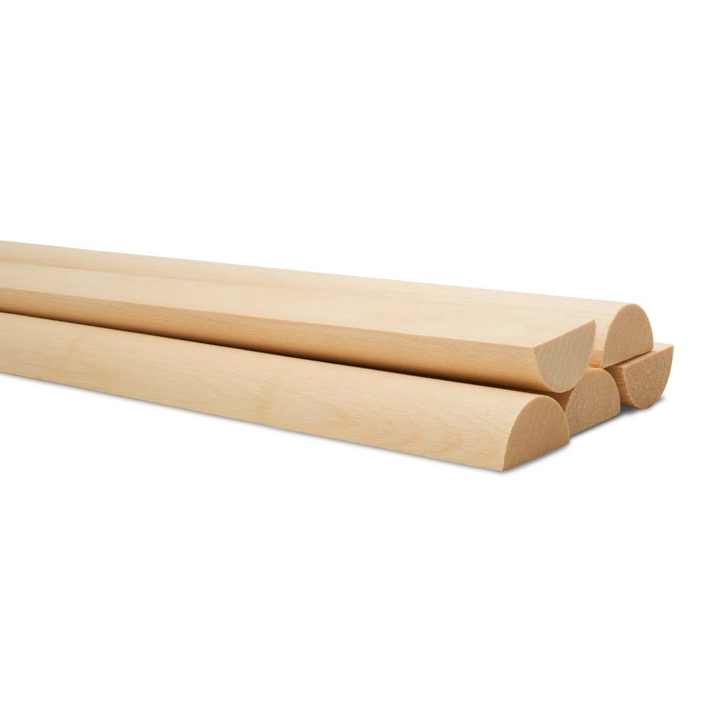 Split Wood Dowel Rods 48