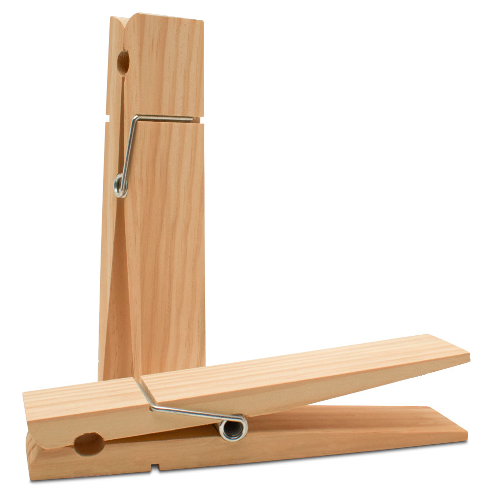 Oversized Clothes Pins 9 inch, for Wall, Crafting, DIY Room Décor | Woodpeckers