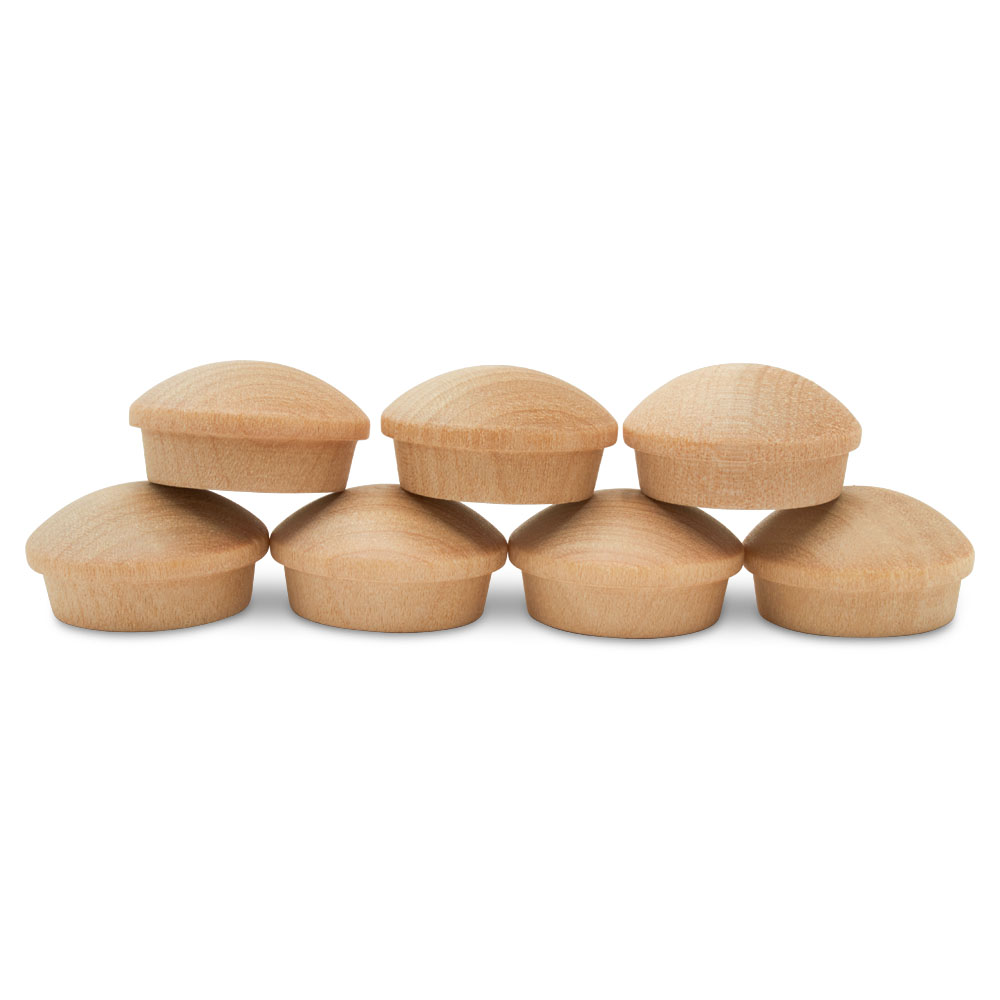 Wood Hole Plugs 1/2 inch, Maple, Button Top Plugs for Screw Holes | Woodpeckers
