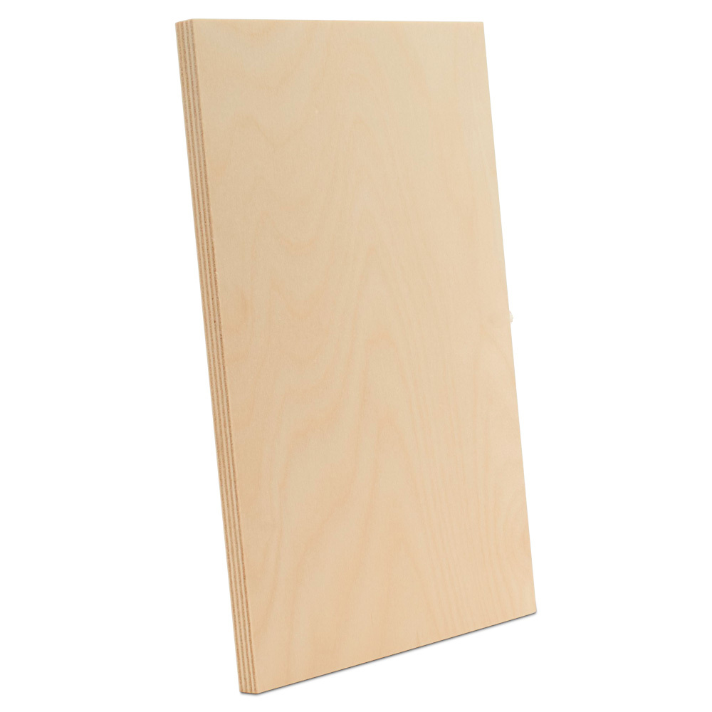 Baltic Birch Plywood, 12 x 8 Inch, B/BB Grade Sheets, 1/4 or 1/8 Inch Thick, Woodpeckers