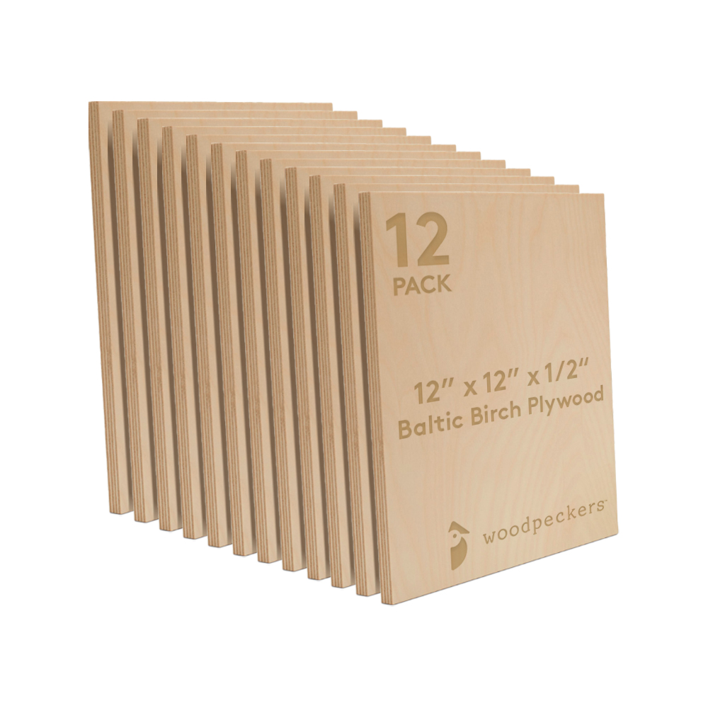 Baltic Birch Plywood, 12 mm 1/2 x 12 x 12 Inch, B/BB Grade Sheets| Woodpeckers - Picture 8 of 14