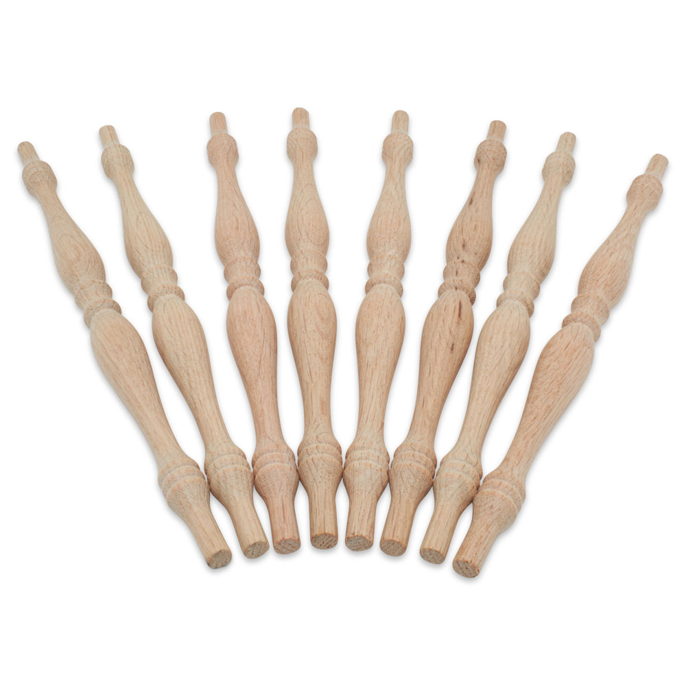 Oak Wooden Spindles 11-1/2 inch, for Crafts, Home Décor, Furniture | Woodpeckers