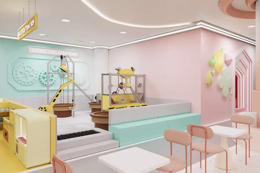 Không gian & trải nghiệm thật tại Woopie Premium Kid Cafe Hà Nội