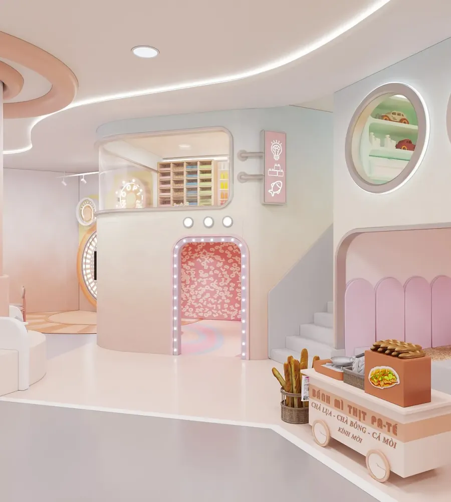 Không gian & trải nghiệm thật tại Woopie Premium Kid Cafe Hà Nội