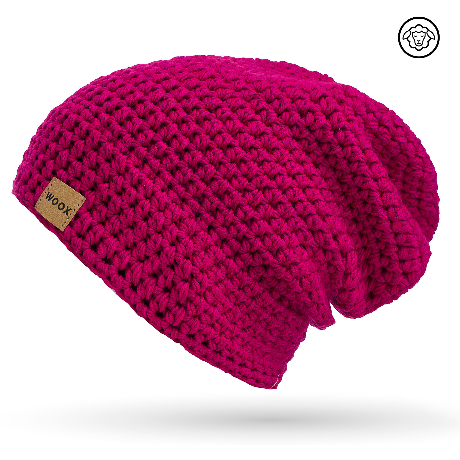 Merino Čepice Meri Pink Beanie