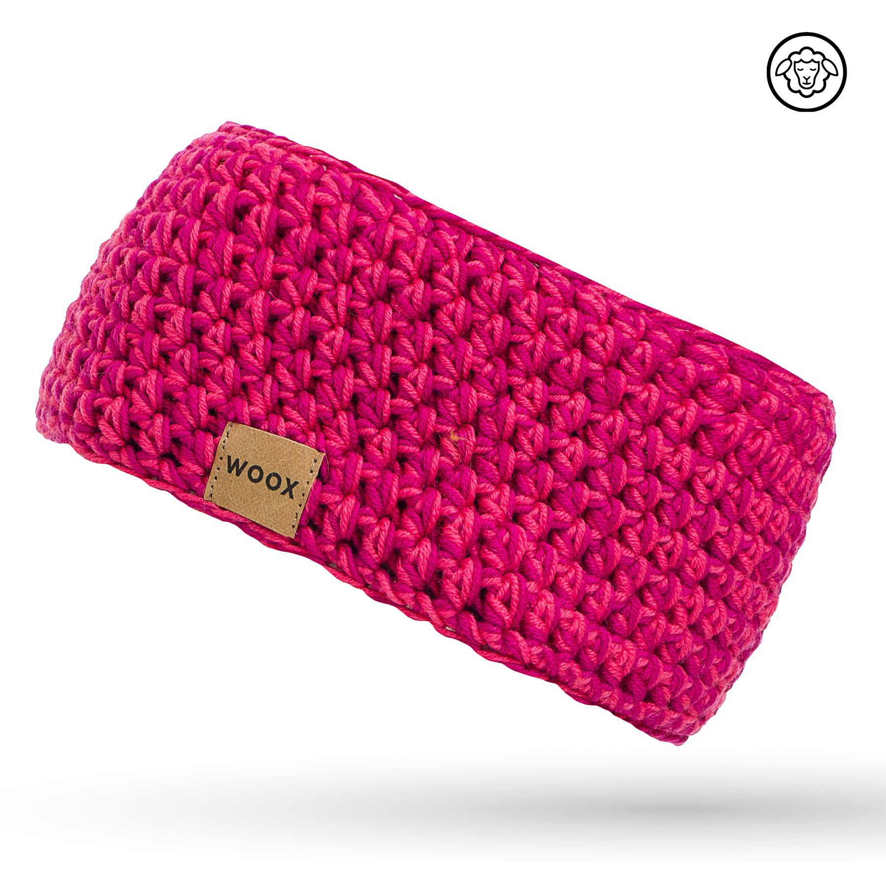 Merino čelenka Meri Pink Headband