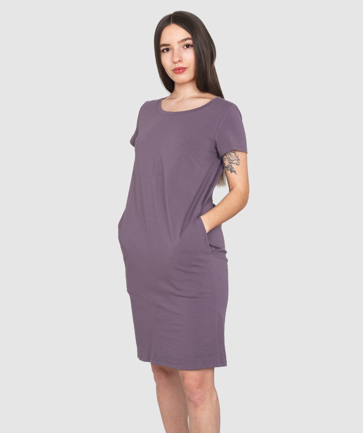 Šaty Kamisu Black Plum