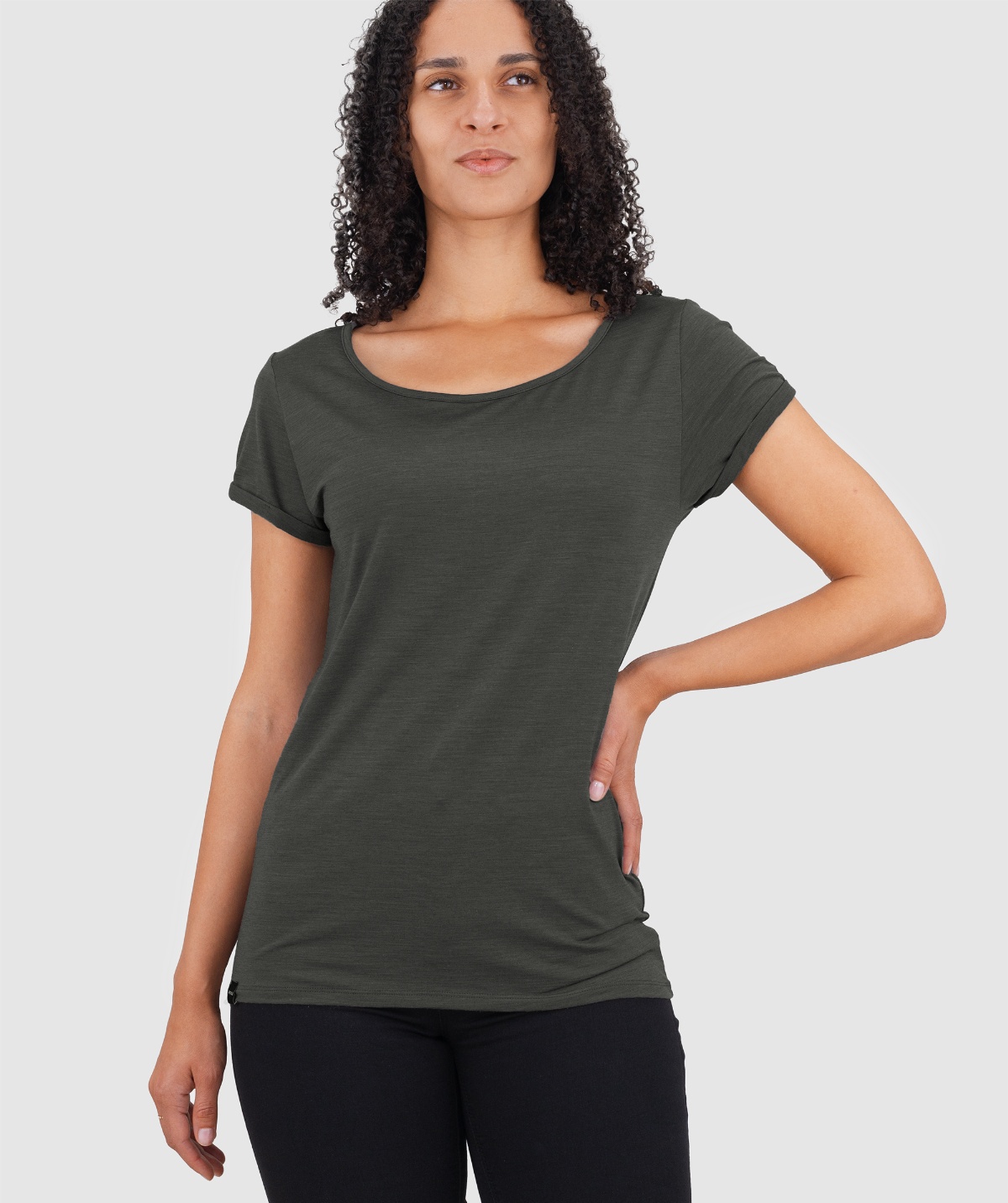 Merino triko Wanaka Castor Gray