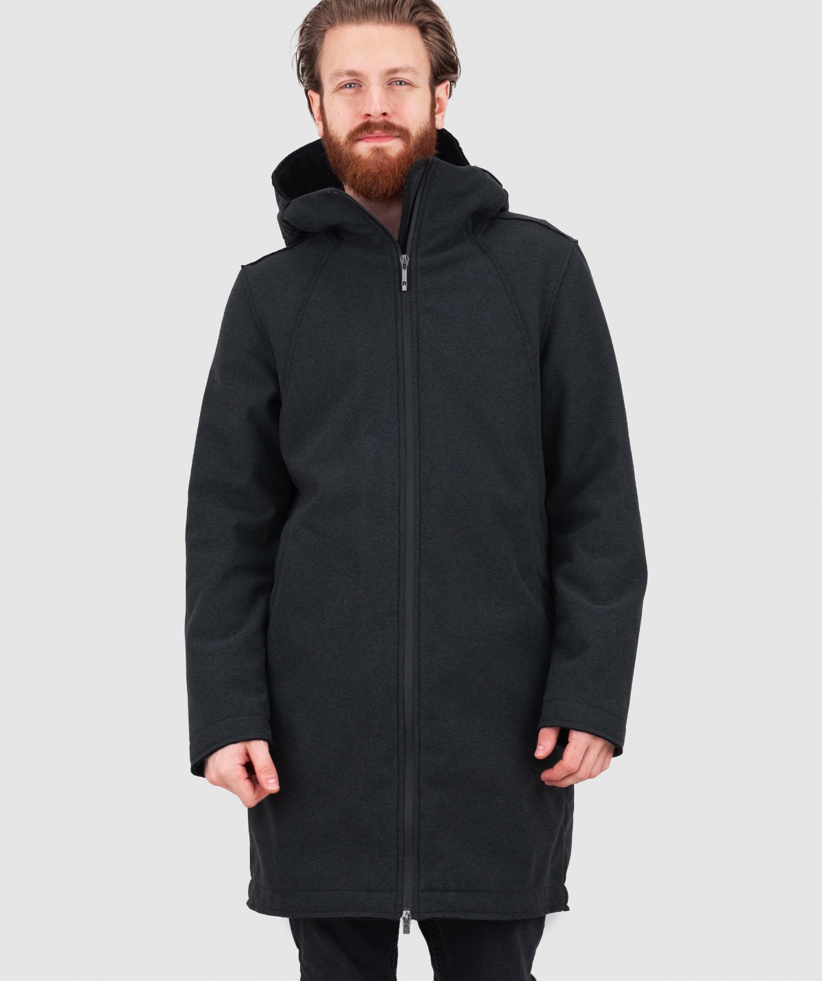 Softshellová parka Kinpu Blue Graphite