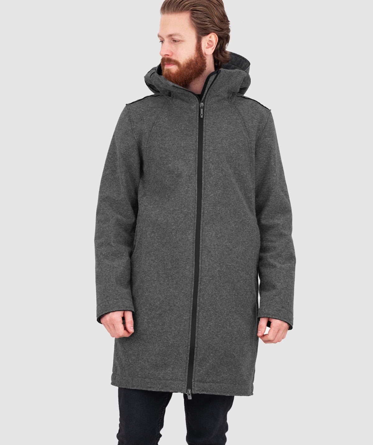 Softshellová parka Kinpu Castor Grey