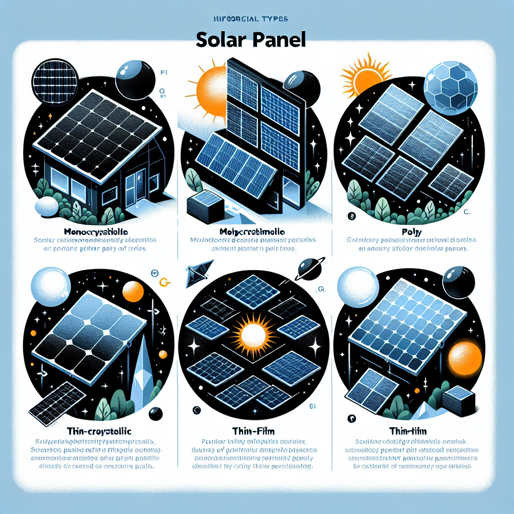 solar panel types options