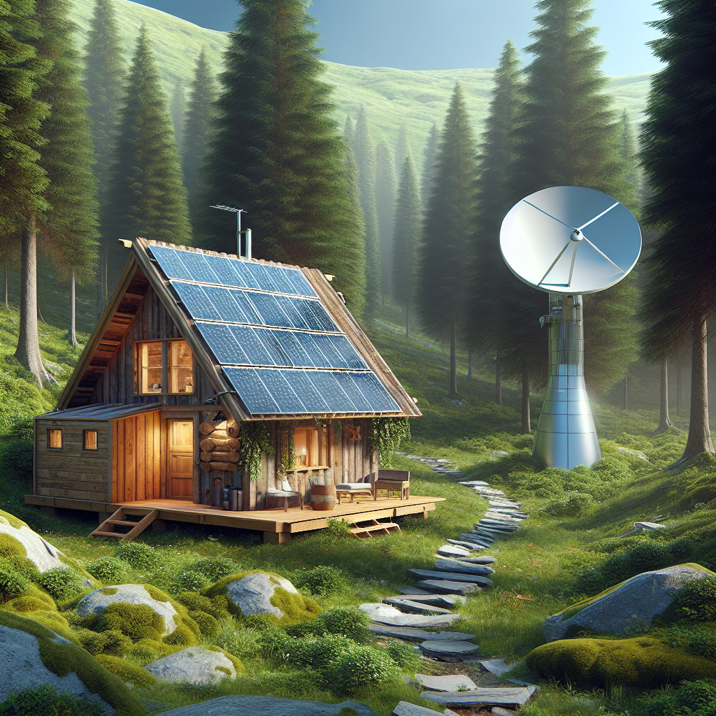 Off-grid solar and internet