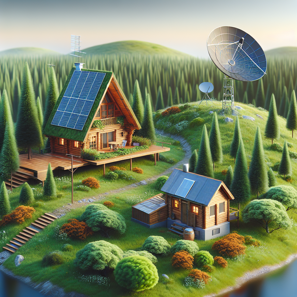 Off-grid solar and internet