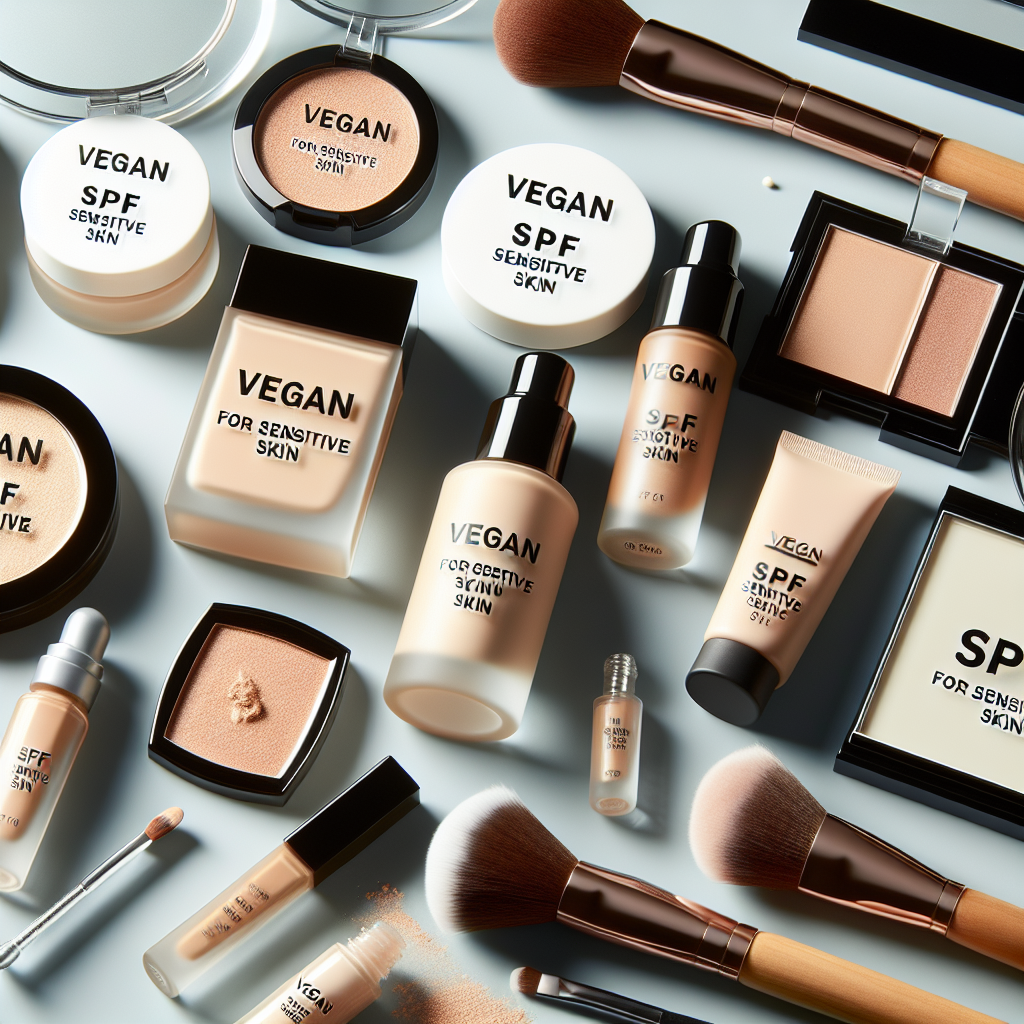 vegan makeup with spf