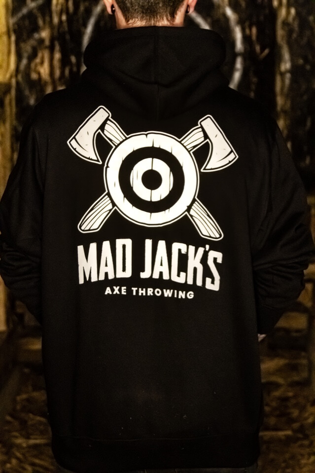 Mad Jacks Pullover Hoodie, rear view - male