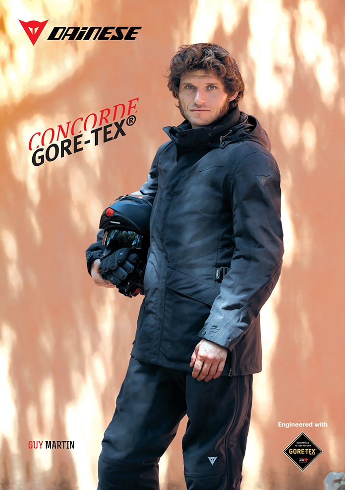 Dainese Champions Present The New Collection of Jackets Featuring Gore-Tex® Membranes