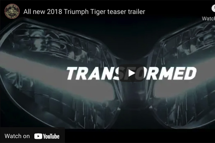 Triumph Tiger – video tease