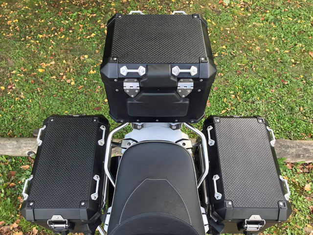 Soft tops for alloy panniers