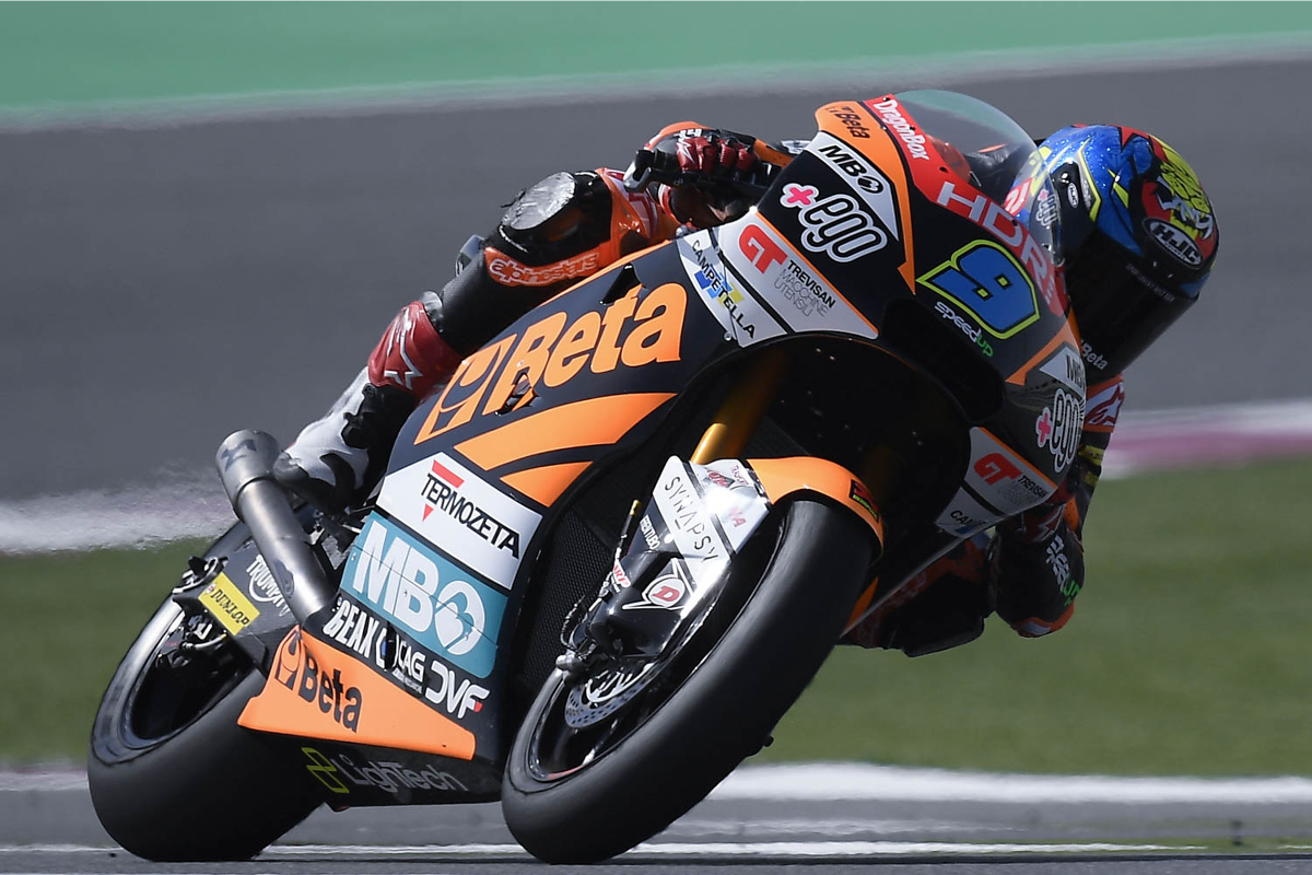 Navarro top in Moto2™, Rodrigo takes the reins in Moto3™