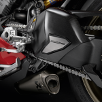 The Panigale V4 is ready for the track with the Racing accessories package