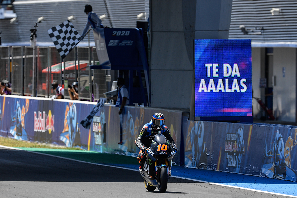 Marini storms Jerez for first Moto2 win of 2020