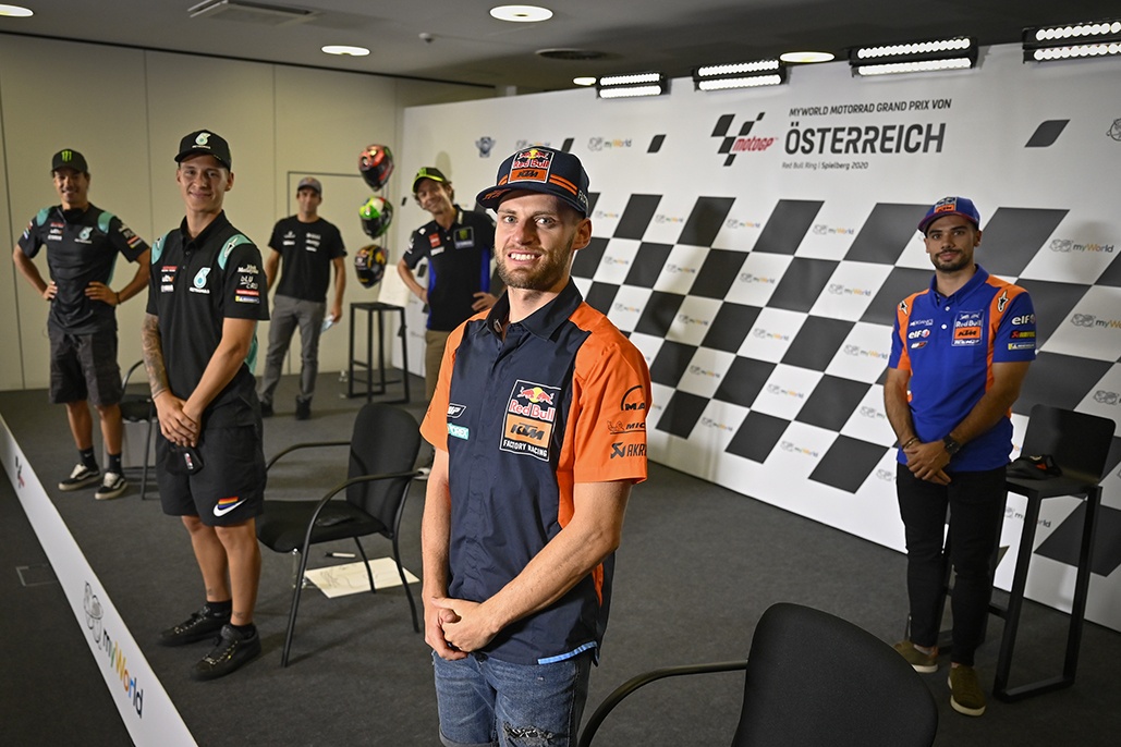 To rain or not to rain? The riders get ready to face the Red Bull Ring