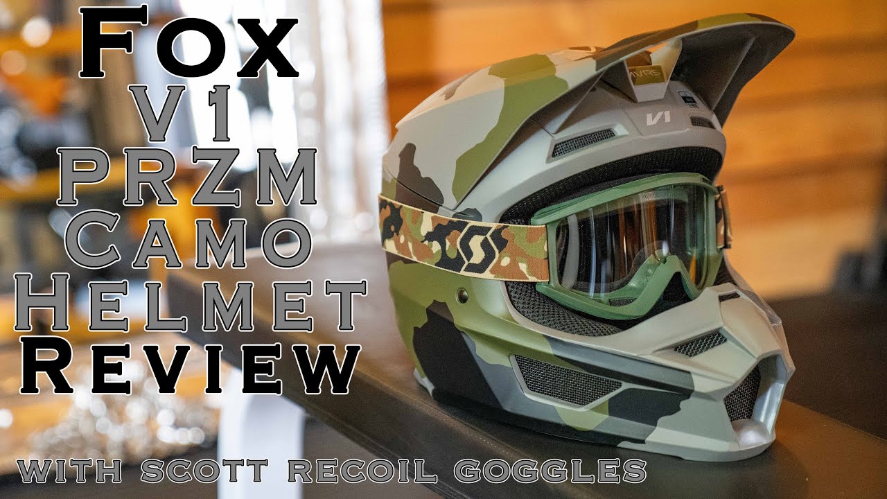 Fox Racing V1 Helmet PRZM Camo SE Review