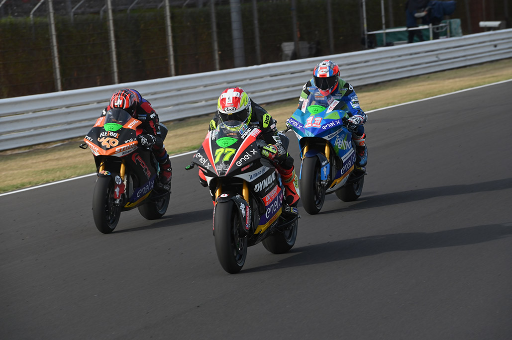 Aegerter vs Torres vs Ferrari: Race 1 podium split by a tenth at Misano