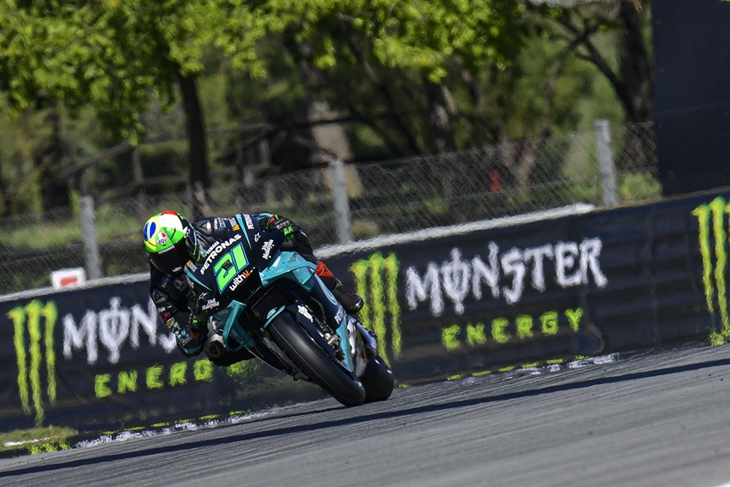 Morbidelli takes magnificent maiden pole ahead of Quartararo and Rossi