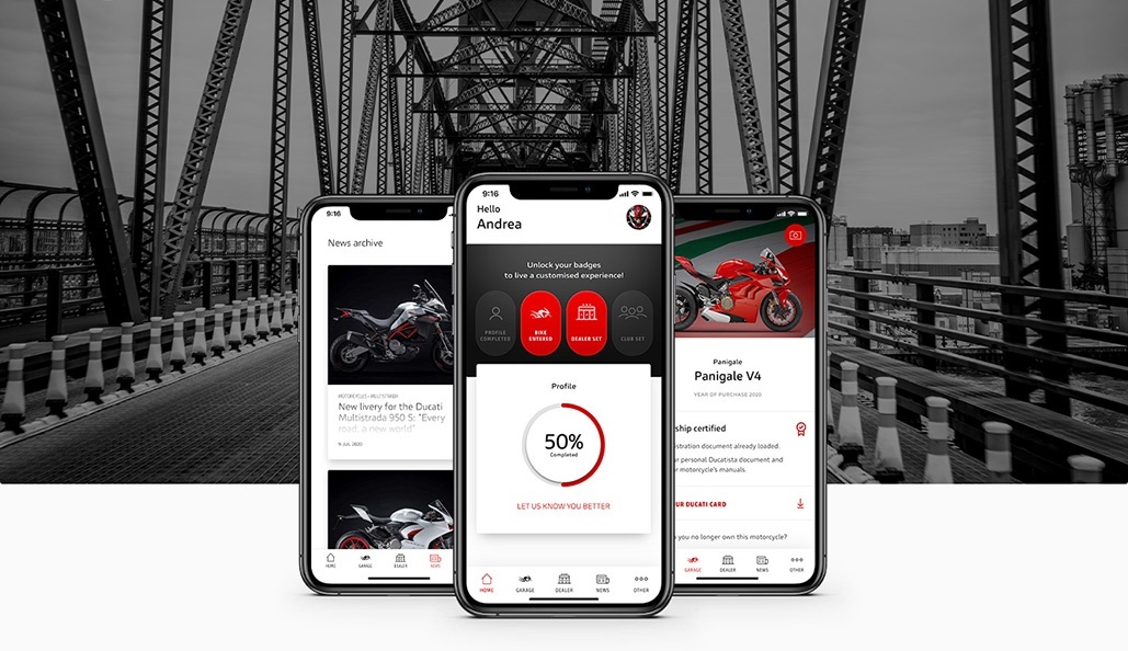 MyDucati App is here: the entire Ducati world always at hand